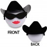 Coolballs Cool Cowgirl Car Antenna Topper / Cute Dashboard Accessory 